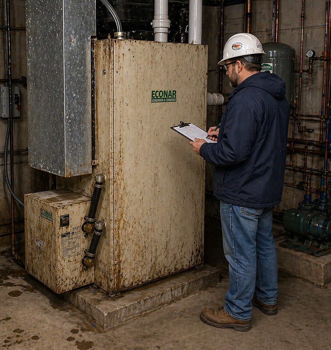 econar replacement contractor geothermal installation