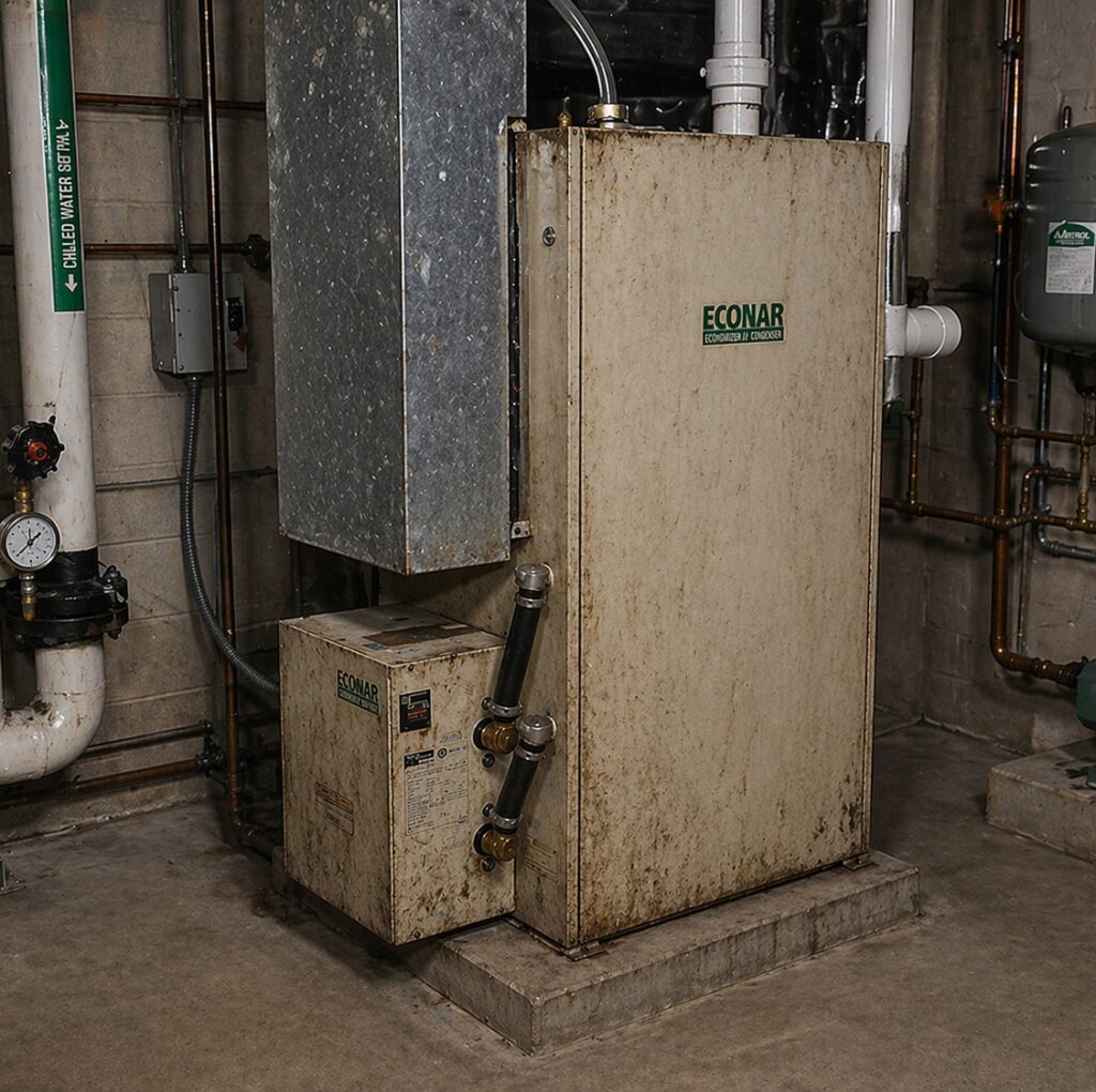 econar lifespan geothermal system aging unit